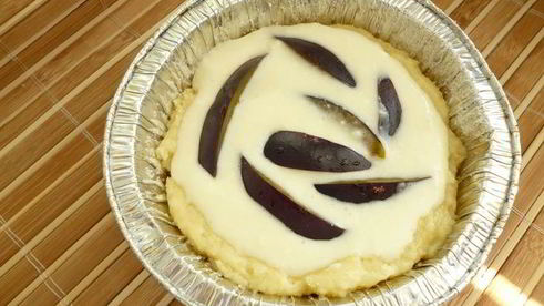 кексы творожно-сливовые