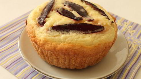 кексы творожно-сливовые