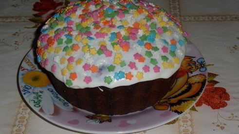 кулич-кекс с корицей