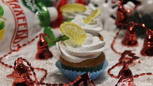 лимонные кексы заснеженный лимон