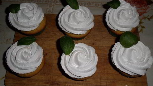 лимонные кексы заснеженный лимон