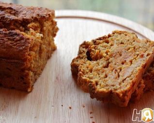 Овсяный кекс с тыквой и бананом