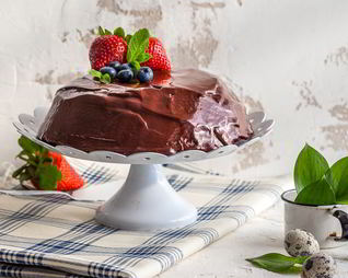 Пасхальный шоколадный кекс