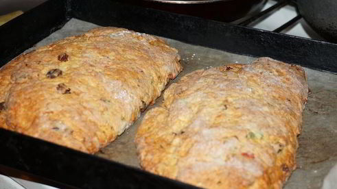 простейший рождественский штоллен