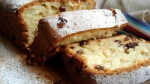 простой кекс с изюмом
