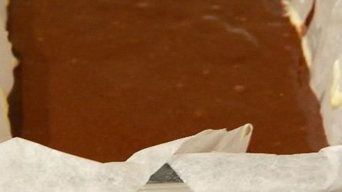 шоколадно-творожный кекс