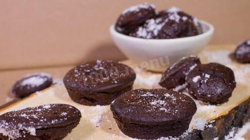 шоколадные кексы из кокосовой муки