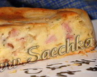 Сырный кекс с курицей