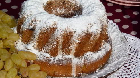 винный кекс с виноградом