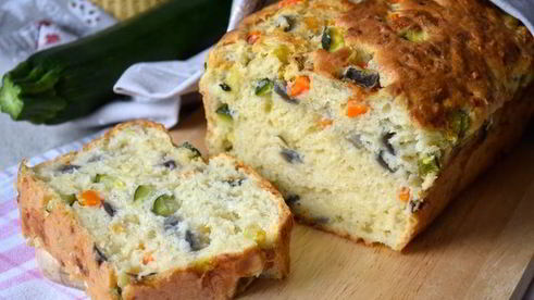 закусочный кекс с овощами