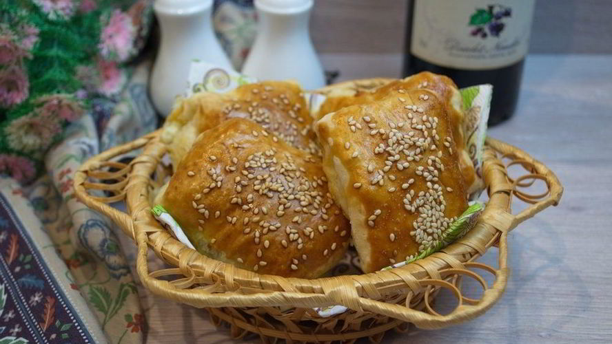 Рецепт хачапури из бездрожжевого слоеного теста