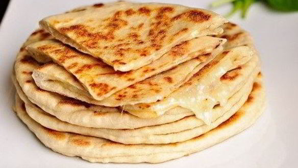 Рецепт Мгновенного хачапури на сковороде