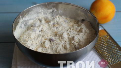 апельсиновые сконы с клюквой