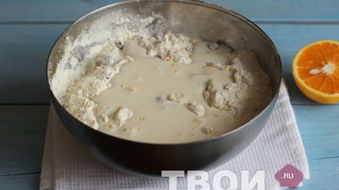 апельсиновые сконы с клюквой