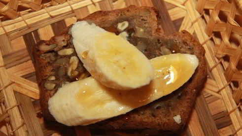 бананово-амарантовый хлеб