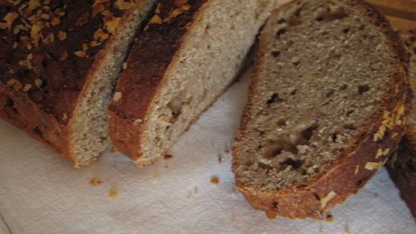 Рецепт Бананового хлеба с орехами и цельнозерновой мукой