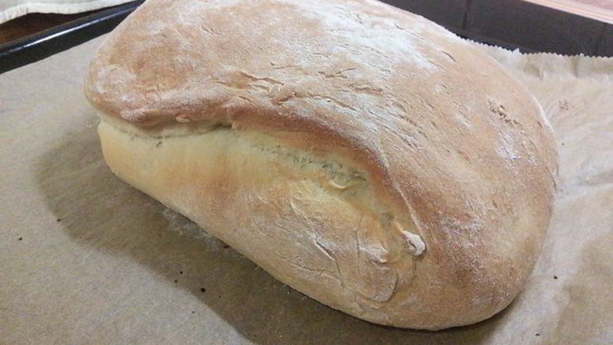 Рецепт белого хлеба с камамбером