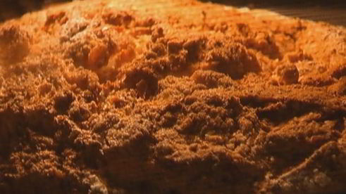 домашний хлеб с пармезаном и тимьяном