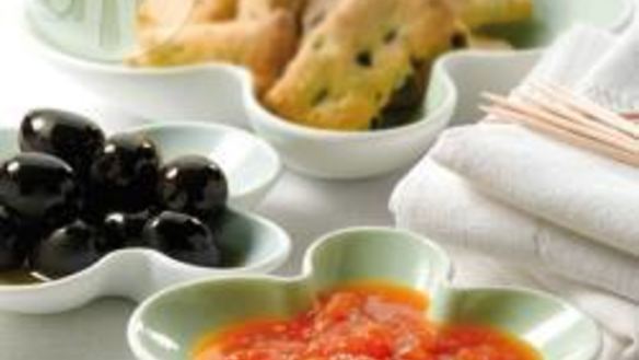 Рецепт Итальянского хлеба с маслинами