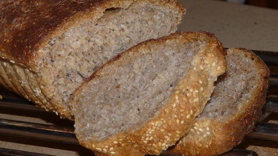 Рецепт хлеба с кунжутом