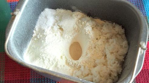 хлеб с вареным рисом в хлебопечке