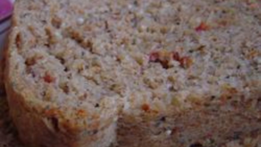 Рецепт хлеба с вялеными помидорами и базиликом