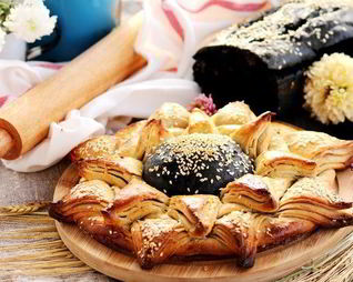 Хлеб Цветок жизни