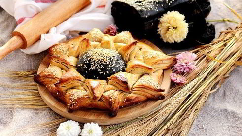 хлеб цветок жизни