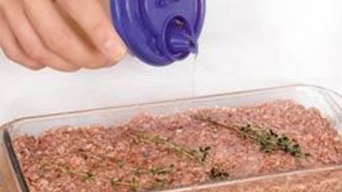 холодный мясной хлеб с летней сальсой