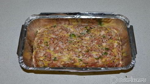 мясной хлеб с картофелем