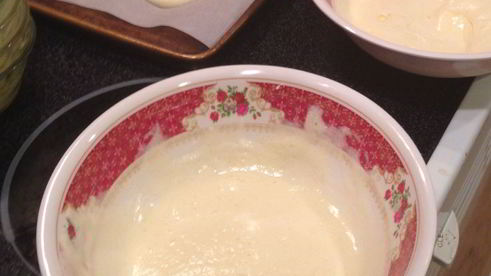 облачный хлеб на сметане