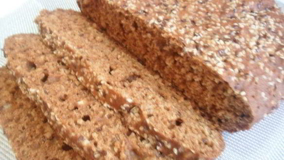 Рецепт Полезного бездрожжевого хлебушка