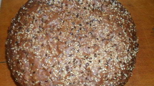 полезный бездрожжевой хлебушек