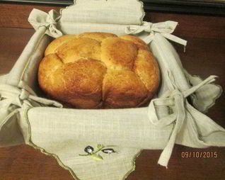 Сладкий арабский хлеб в хлебопечке