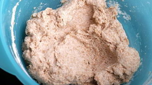 цельнозерновой хлеб на закваске с семенами льна