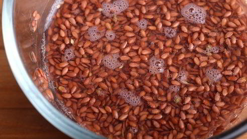 цельнозерновой хлеб на закваске с семенами льна