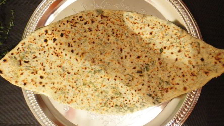 Рецепт женгялова хаца — хлеба с травами