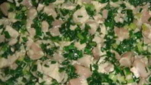 конвертики с курицей и грибами