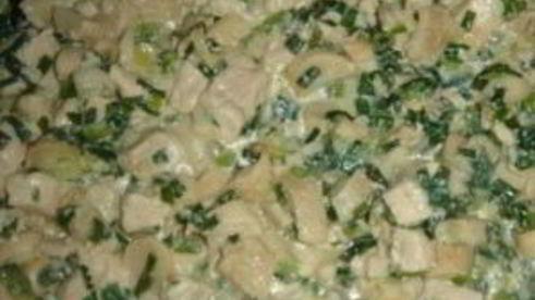 конвертики с курицей и грибами