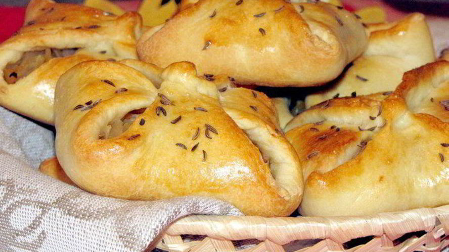 Рецепт конвертиков с квашеной капустой