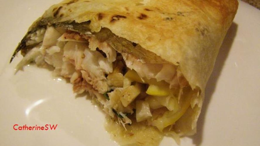 Рецепт дорады в лаваше