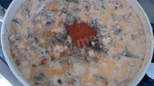 фаршированный овощами лаваш в духовке