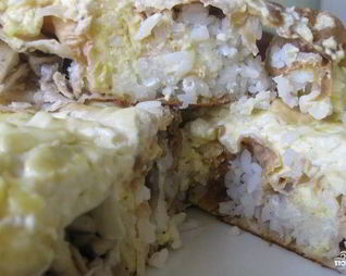 Курица в лаваше в мультиварке