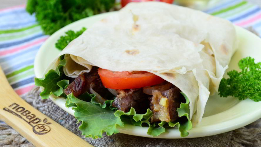 Рецепт лангета в лаваше