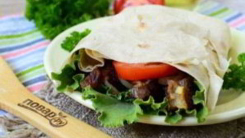 лангет в лаваше