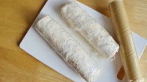 лаваш с консервами и сыром