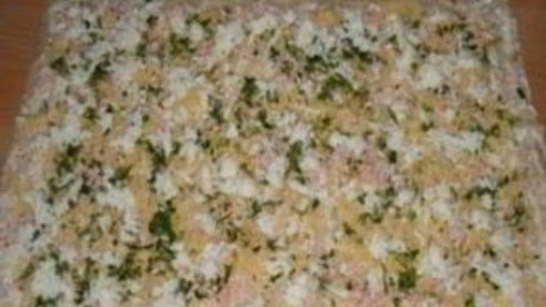 лаваш с крабовыми палочками и сыром