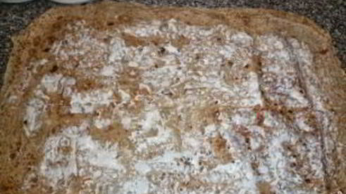 лаваш с курицей и морковкой