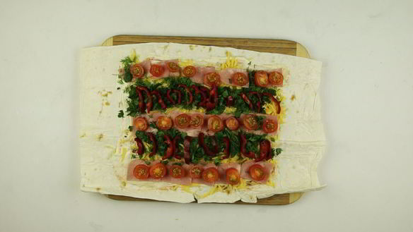 Рецепт Лаваша с начинкой в духовке