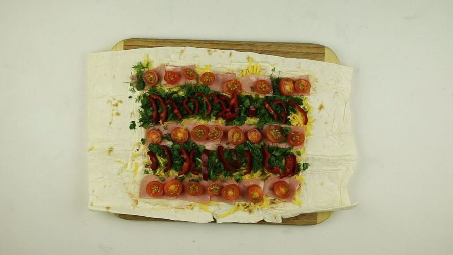 Рецепт лаваша с начинкой в духовке